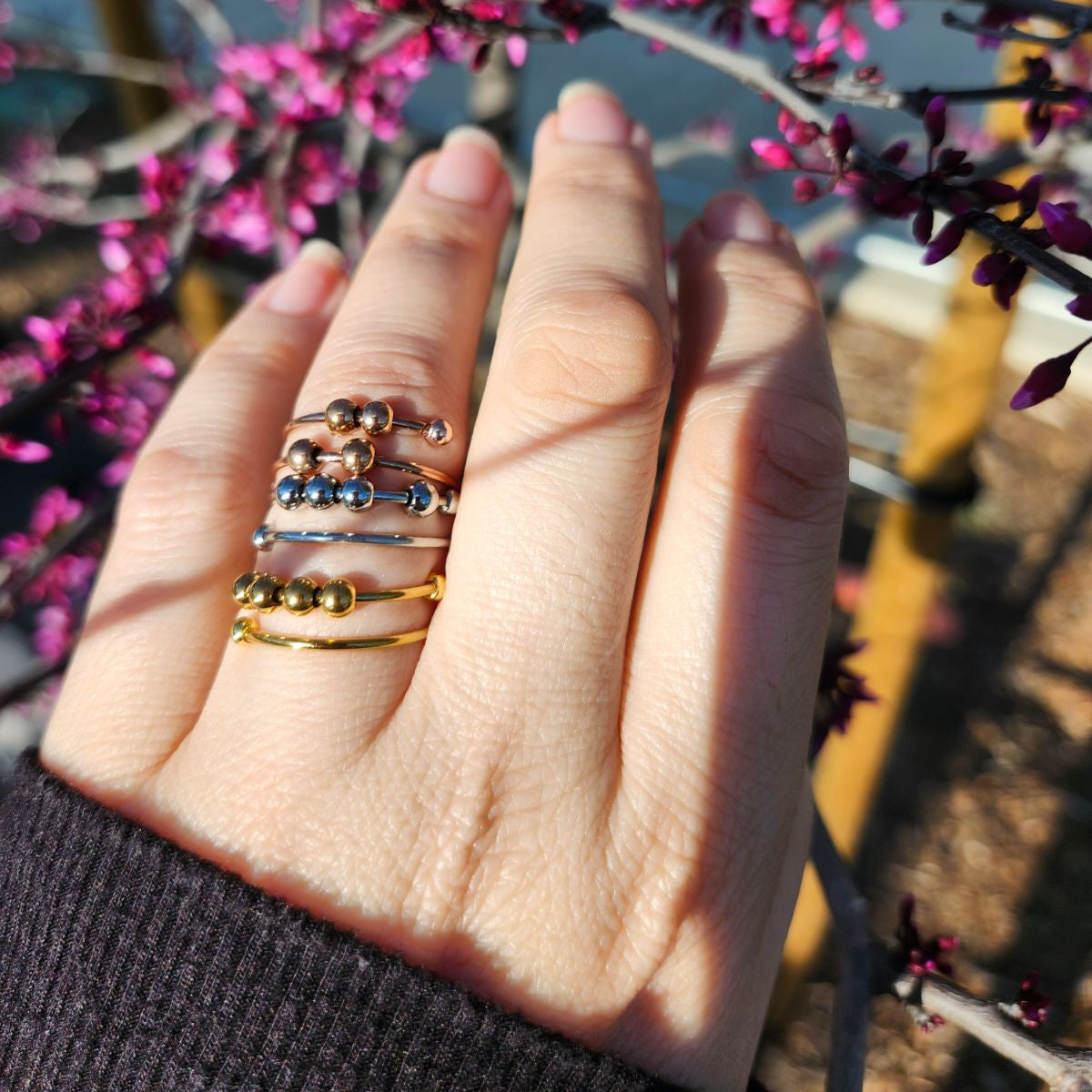 Fidget Beads Ring